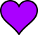 Purple Loveheart